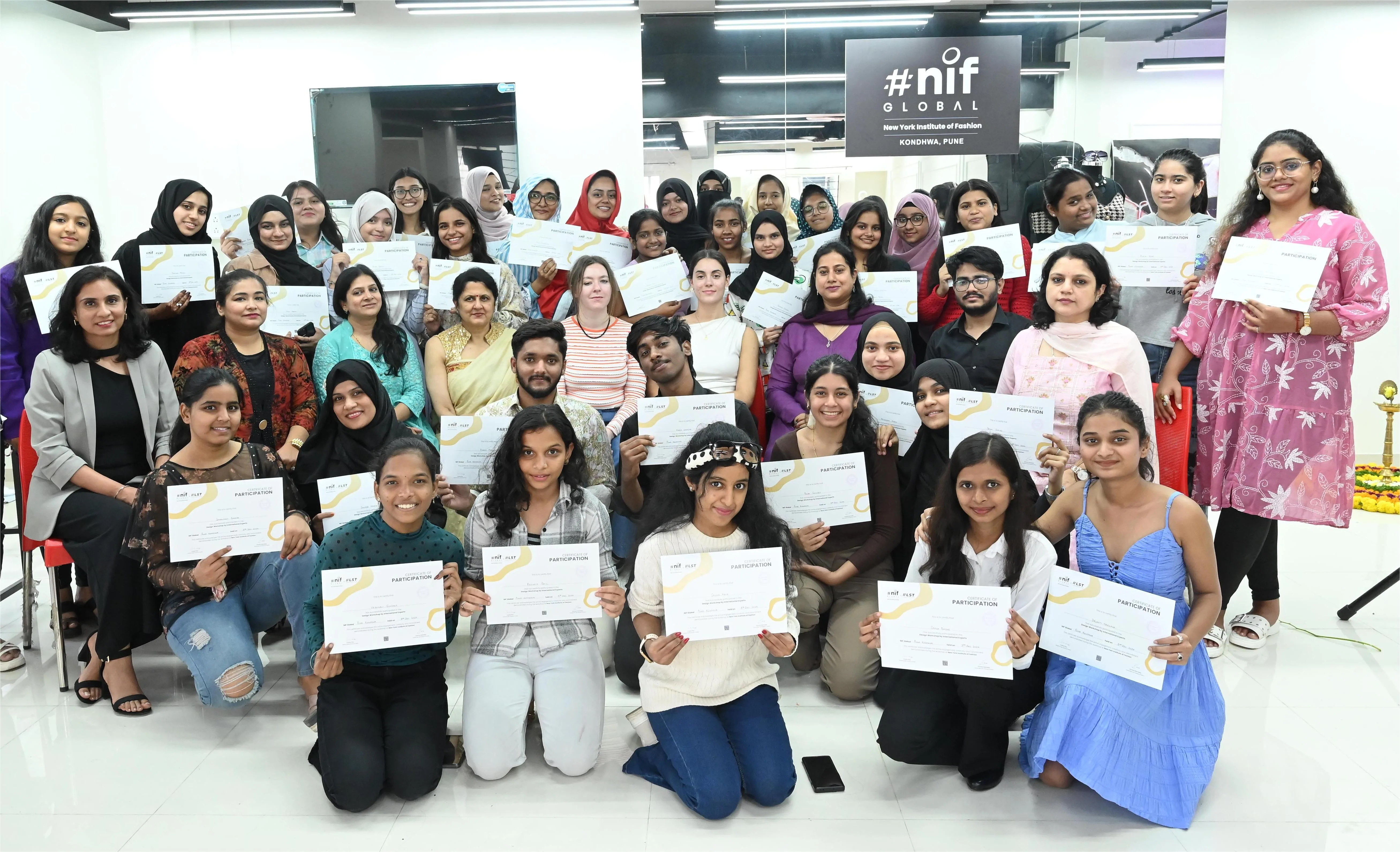 NIF Global Kondhwa students group photo